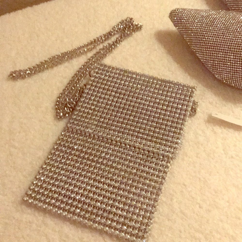 Diamond beaded purse